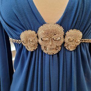 Skull Detail Cotton Shirt